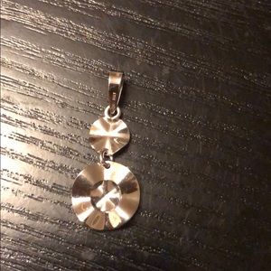 18 K white gold pendant